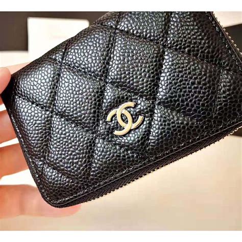 chanel coin purses|Chanel classic zipped coin purse.